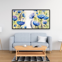 Encadré 24 x 48 - Jardin bleu