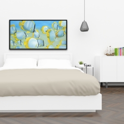 Framed 24 x 48 - Butterfly fishes