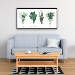 Framed 24 x 48 - Fines herbes