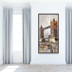 Encadré 24 x 48 - Le tower bridge par un jour gris