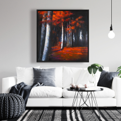 Framed 36 x 36 - Mysterious forest