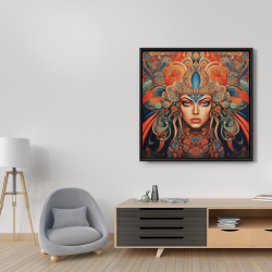 Framed 36 x 36 - Ancient goddess
