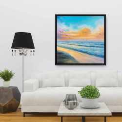 Framed 36 x 36 - Breathtaking tropical sunset