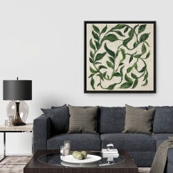 Framed 36 x 36 - Green vines