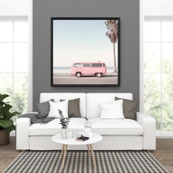 Framed 36 x 36 - Pink nomad