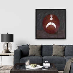 Framed 36 x 36 - Football ball