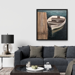 Framed 36 x 36 - Rowboats