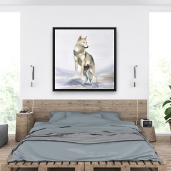 Framed 36 x 36 - Wolf