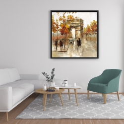 Encadré 36 x 36 - Arc de triomphe en automne