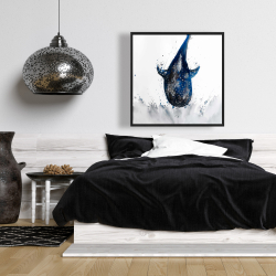 Framed 36 x 36 - Shark whale