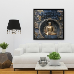 Framed 36 x 36 - Grand buddha at lingshan scenic area in china