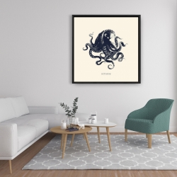 Framed 36 x 36 - Octopus