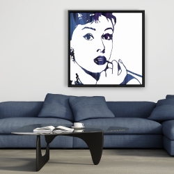 Encadré 36 x 36 - Audrey hepburn: cigarillo