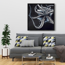 Framed 36 x 36 - Octopus tentacle