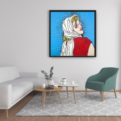 Encadré 36 x 36 - Femme pop art