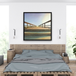 Framed 36 x 36 - Footbridge