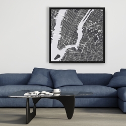 Encadré 36 x 36 - Plan de la ville de new-york