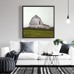 Framed 36 x 36 - Rustic barn