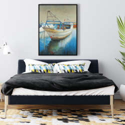 Framed 36 x 48 - Fishing boat