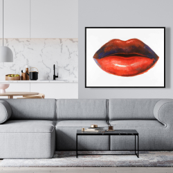 Framed 36 x 48 - Red lipstick