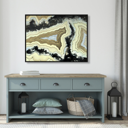 Framed 36 x 48 - Lace agate