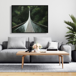 Framed 36 x 48 - Steep bridge