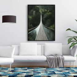 Framed 36 x 48 - Steep bridge