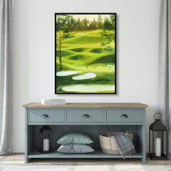 Encadré 36 x 48 - Grand terrain de golf