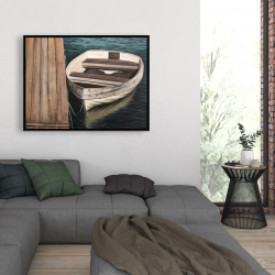 Framed 36 x 48 - Rowboats