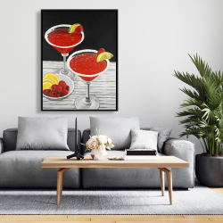 Framed 36 x 48 - Two cosmopolitan