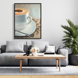 Encadré 36 x 48 - Le temps du cappuccino