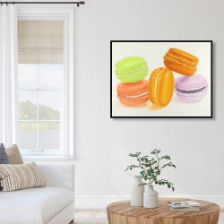 Encadré 36 x 48 - Petites bouchées de macarons