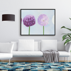 Framed 36 x 48 - Dahlia pompon