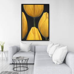 Framed 36 x 48 - Six daffodils flowers