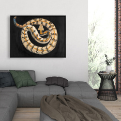 Encadré 36 x 48 - Serpent crotale des bois du sud