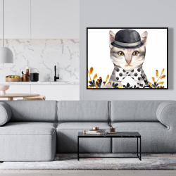 Encadré 36 x 48 - Chic cat