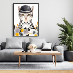 Encadré 36 x 48 - Chic cat