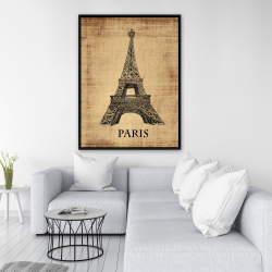 Encadré 36 x 48 - Illustration de la tour eiffel