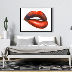 Framed 36 x 48 - Beautiful red mouth