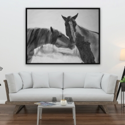 Framed 36 x 48 - Horses lover