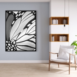 Framed 36 x 48 - Monarch wings closeup