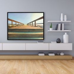 Framed 36 x 48 - Footbridge