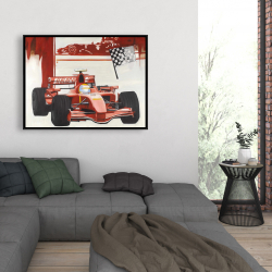 Framed 36 x 48 - Formule 1 car