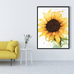 Encadré 36 x 48 - Tournesol