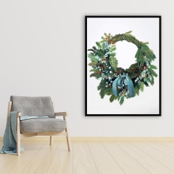 Framed 36 x 48 - Christmas wreath