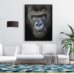 Framed 36 x 48 - Gorilla face