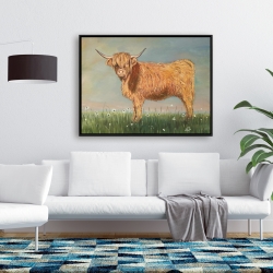 Framed 36 x 48 - Daisy the highland cow