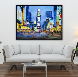 Encadré 36 x 48 - Paysage urbain dans times square