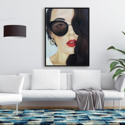 Framed 36 x 48 - Fashionable sunglasses