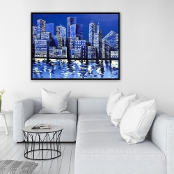 Framed 36 x 48 - Blue skyline